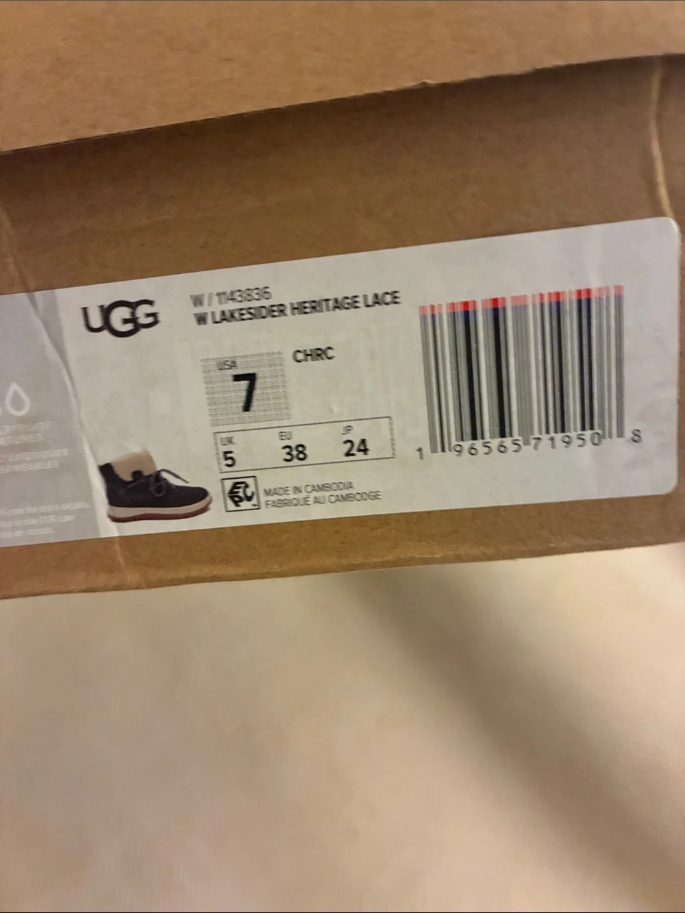 UGG Gray Lakesider Heritage Suede Shearling-Trim Lace-Up Boots